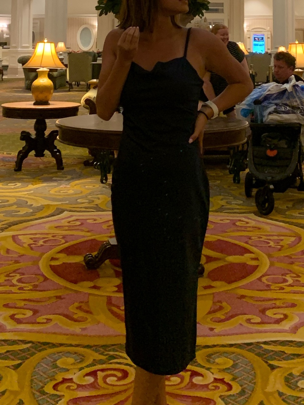 Satin Midi Slip Dress